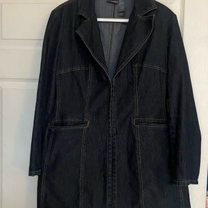 Bisou Bisou dark blue denim jacket